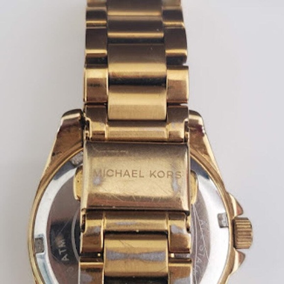 Michael Kors Women's Blair Champagne Dial Gold Tone Watch with crystals MK5639 - Picture 7 of 9